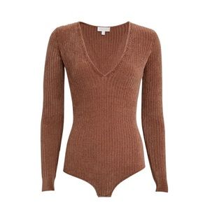 Ronny Kobo Talma Chenille Bodysuit size M